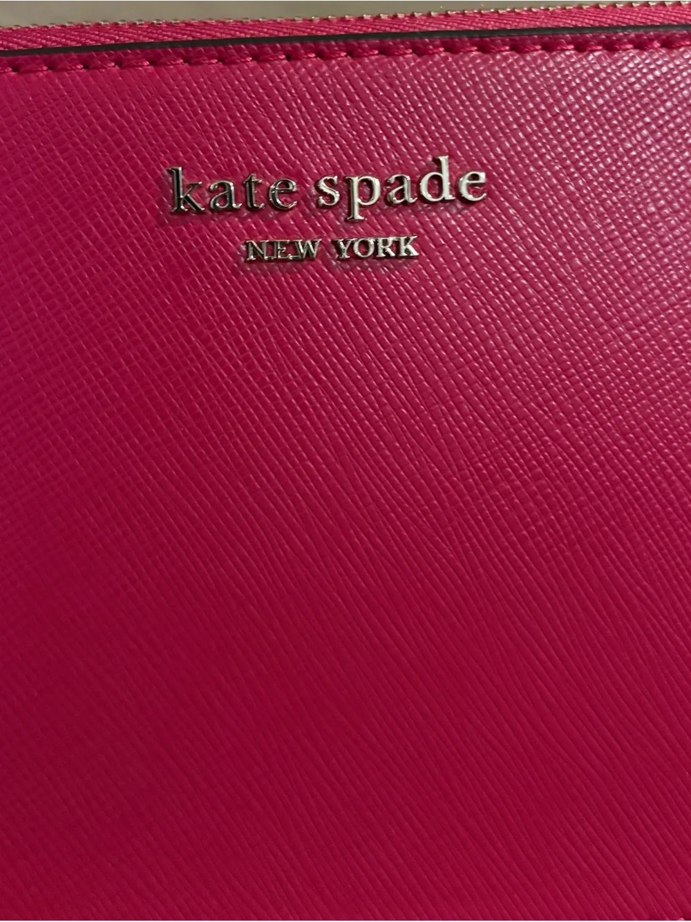 kate spade Hot Pink Zip Wristlet